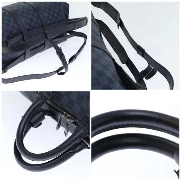 LOUIS VUITTON Damier Cobalt Keepall A Do Boston Bag 3way N23361 LV Auth 73350S - Picture 16 of 16